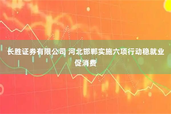 长胜证券有限公司 河北邯郸实施六项行动稳就业促消费